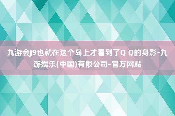 九游会J9也就在这个岛上才看到了Q Q的身影-九游娱乐(中国)有限公司-官方网站