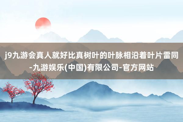 j9九游会真人就好比真树叶的叶脉相沿着叶片雷同-九游娱乐(中国)有限公司-官方网站