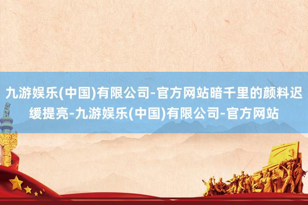 九游娱乐(中国)有限公司-官方网站暗千里的颜料迟缓提亮-九游娱乐(中国)有限公司-官方网站